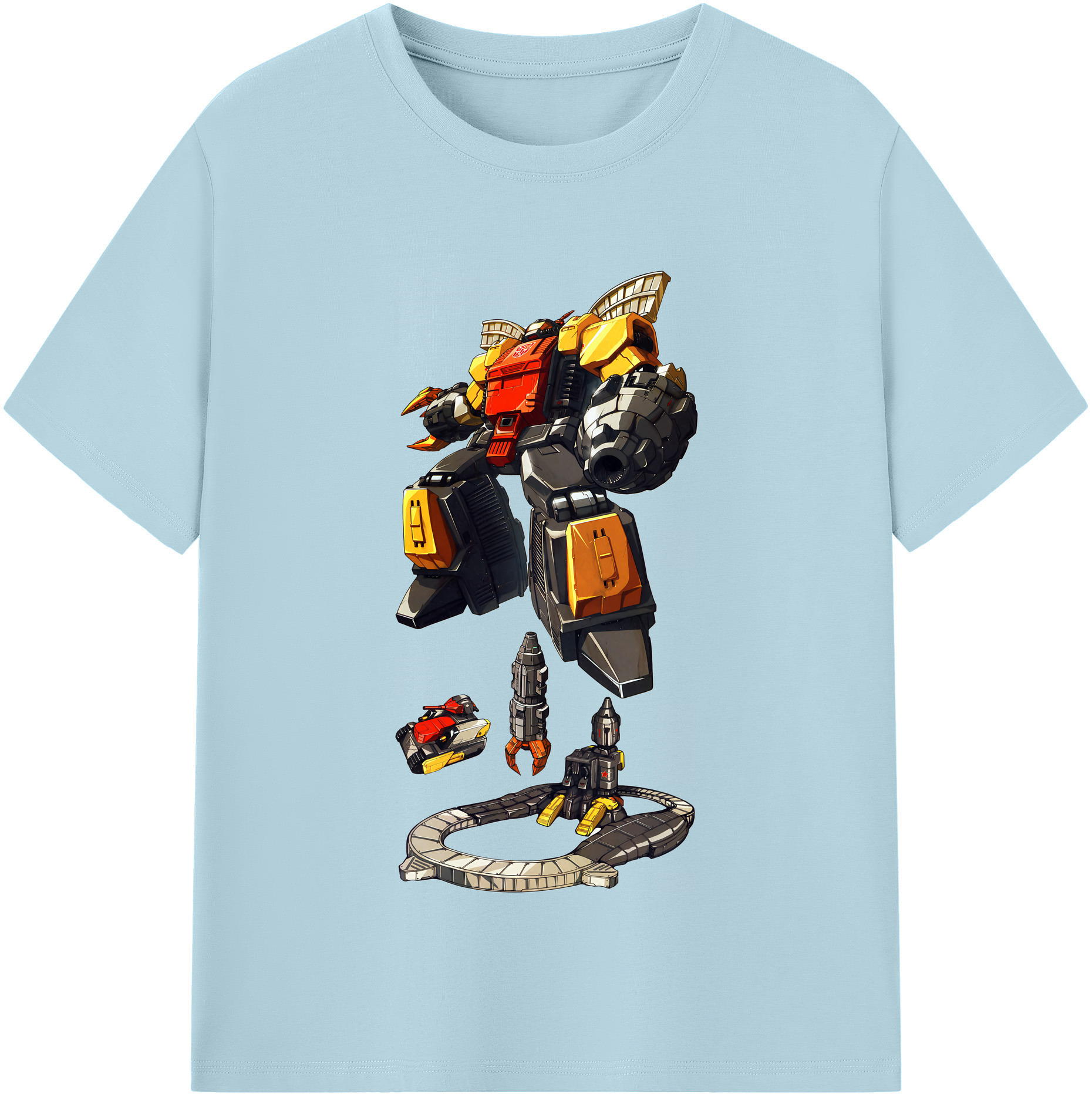 （画像用） Transformers トランスフォーマー 綿100％半袖Tシャツ（フロントプリント）